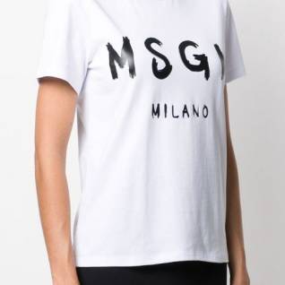 MSGM 브러시레터링 티셔츠 | 명품 레플리카