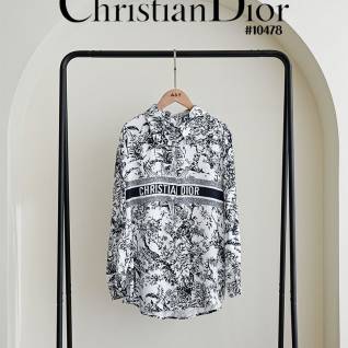 크리스찬 디올 수입 루즈핏 여페인팅 자수 셔츠 | 명품 레플리카