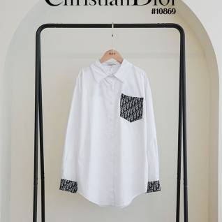 크리스찬 디올 수입 오블리크 소매 포인트 오버핏 셔츠 | 명품 레플리카