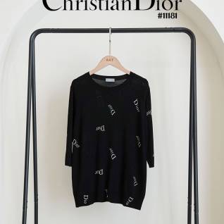 크리스찬 디올 레플리카 패턴 이니셜 7부 니트티셔츠 | 명품 레플리카