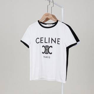 셀린느 레플리카 파리 코튼 저지 레귤러 티셔츠 | 명품 레플리카